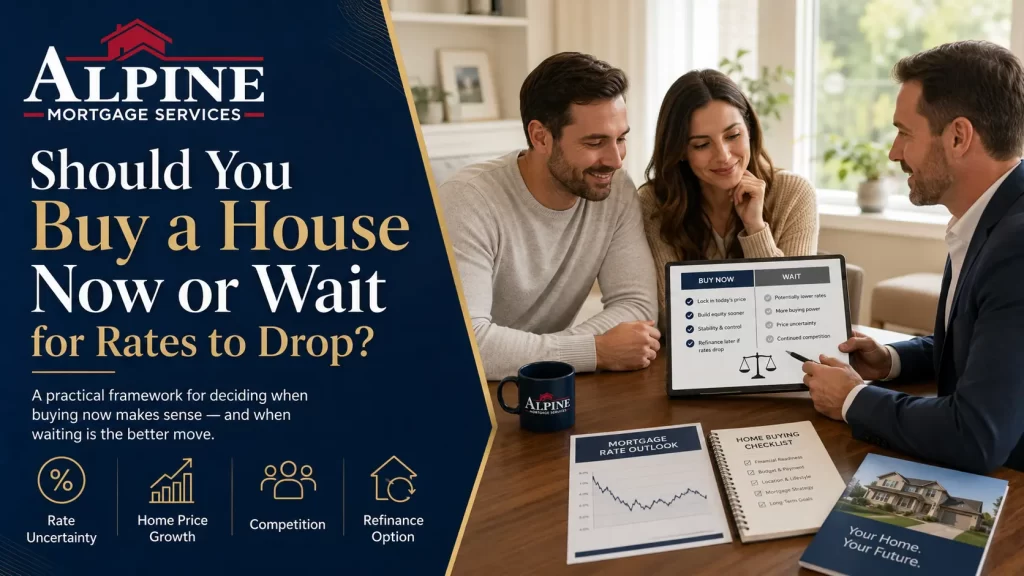 buy now or wait | Alpine Mortgage Buy now or wait image