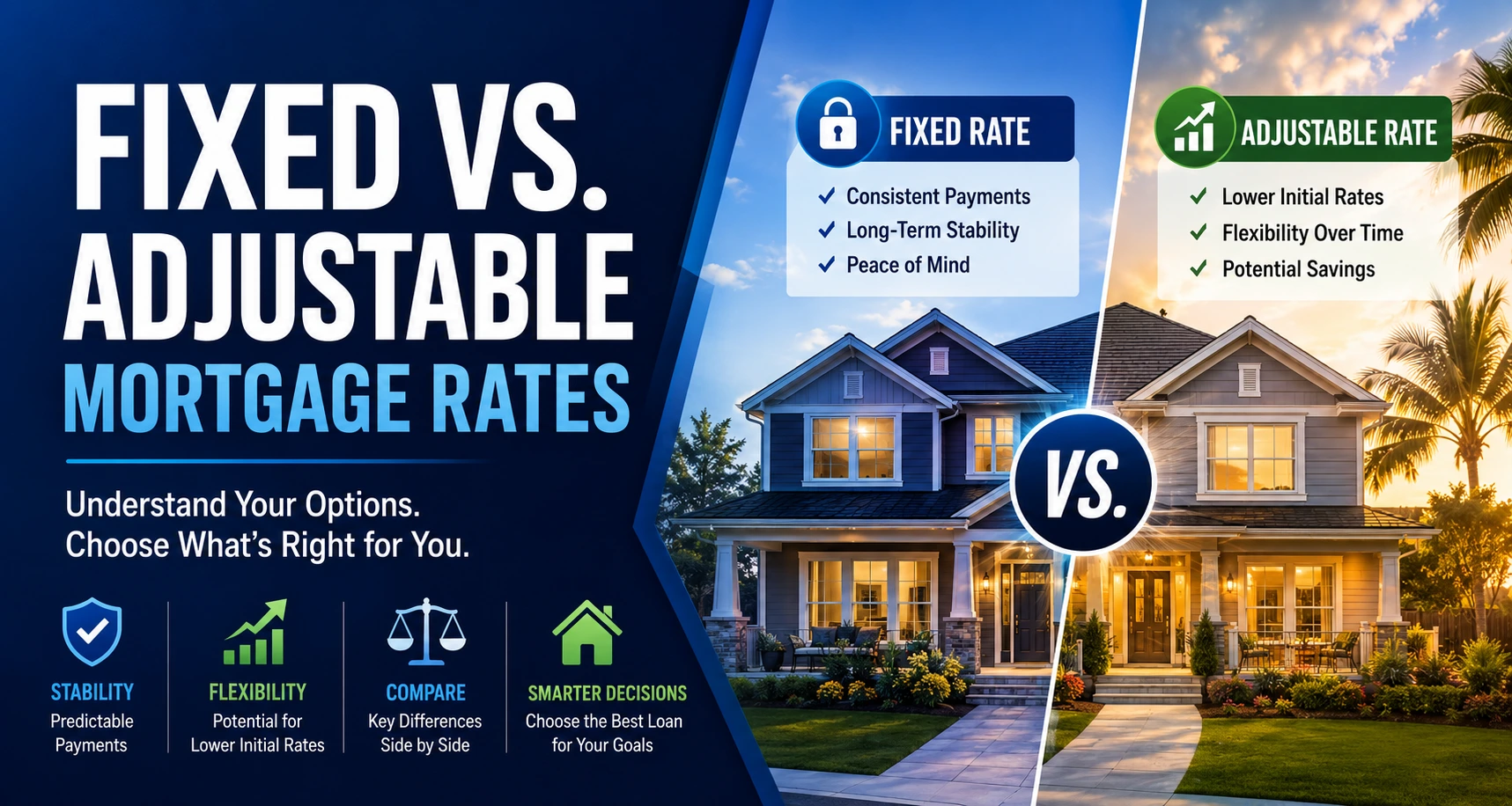 Image of fixed vs adjustable rates