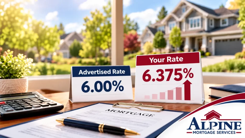 Why is My Rate Higher Than Advertised | Alpine Mortgage Why is My Rate Higher Than Advertised Image
